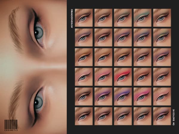 Скриншот мода Тени для век Soft Eyeshadow | N82